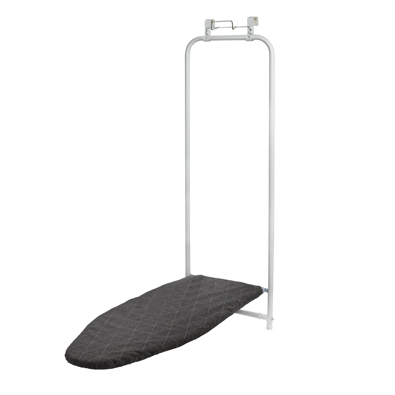 Household Essentials Charcoal & White Over the Door Ironing Board